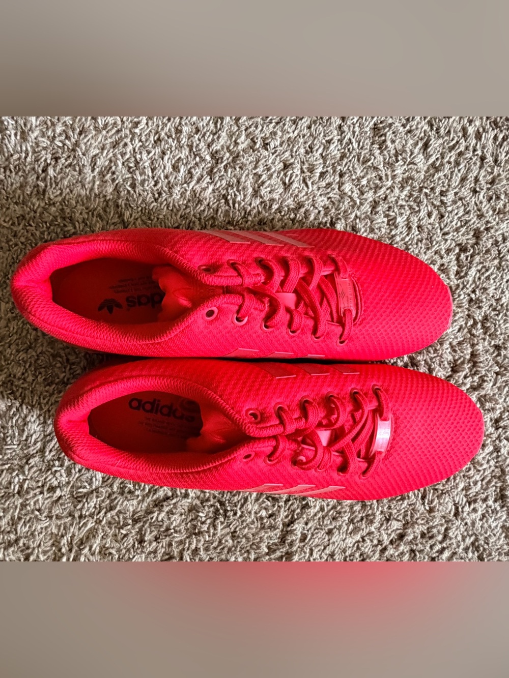 adidas torsion zx flux triple red